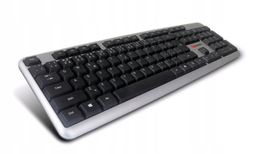 C-tech KB-102 Káblová Usb Cz-sk rozloženie Strieborná