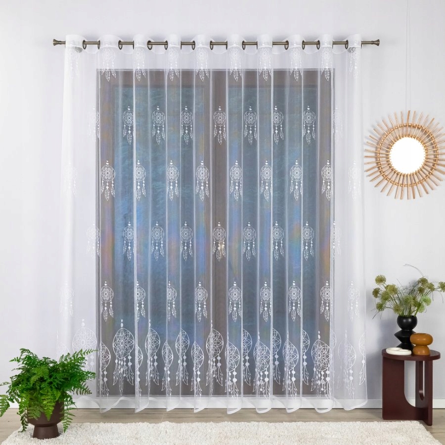 Luxusní Záclona Oka Lapače Snů 650X195