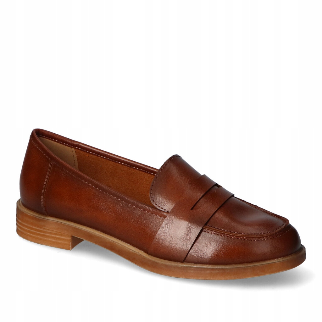 Mokasíny Potocki 25-12442BR Hnědé lico 36