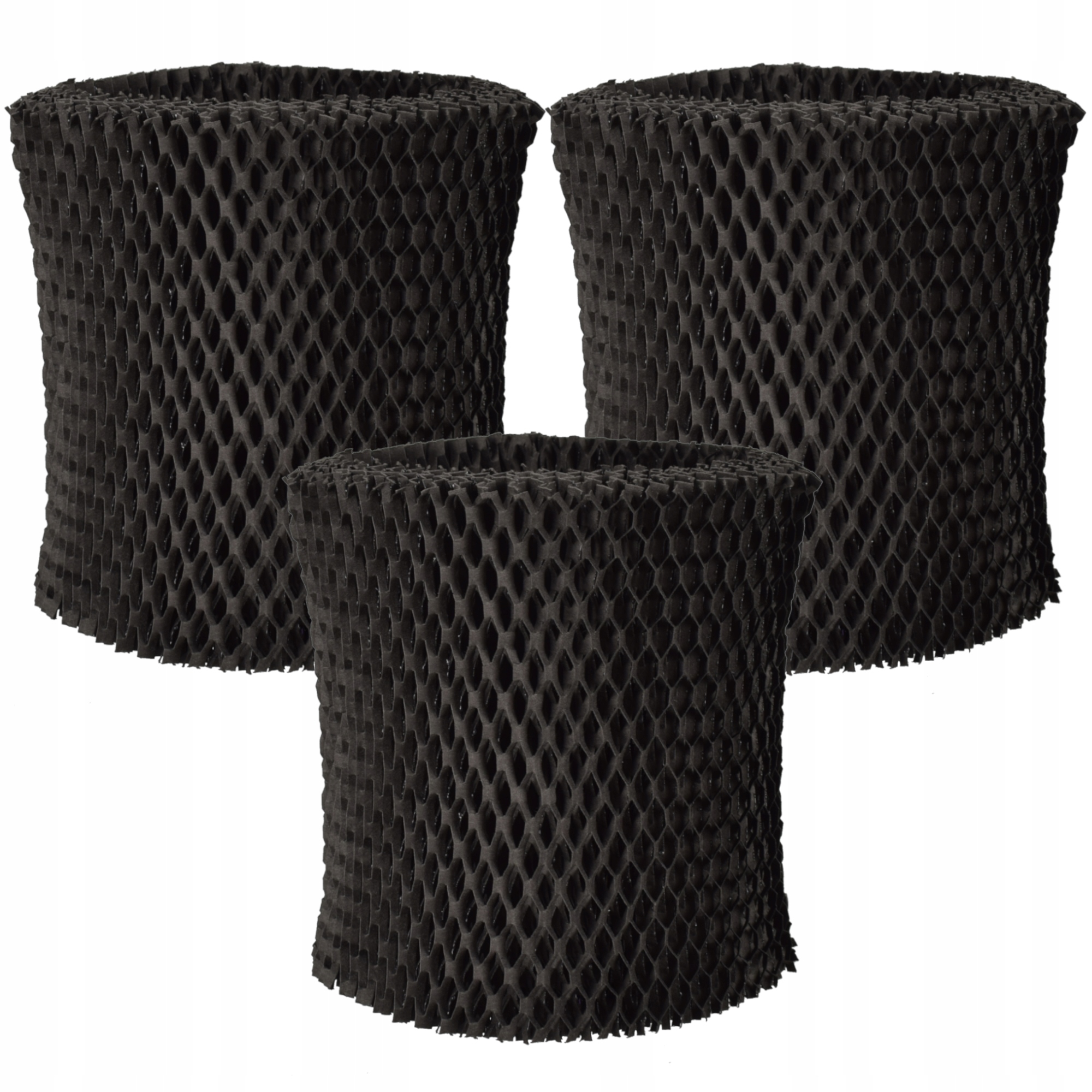 3x Zvlhčovací filtr pro zařízení Philips HU2510/10 FY1190 Černý