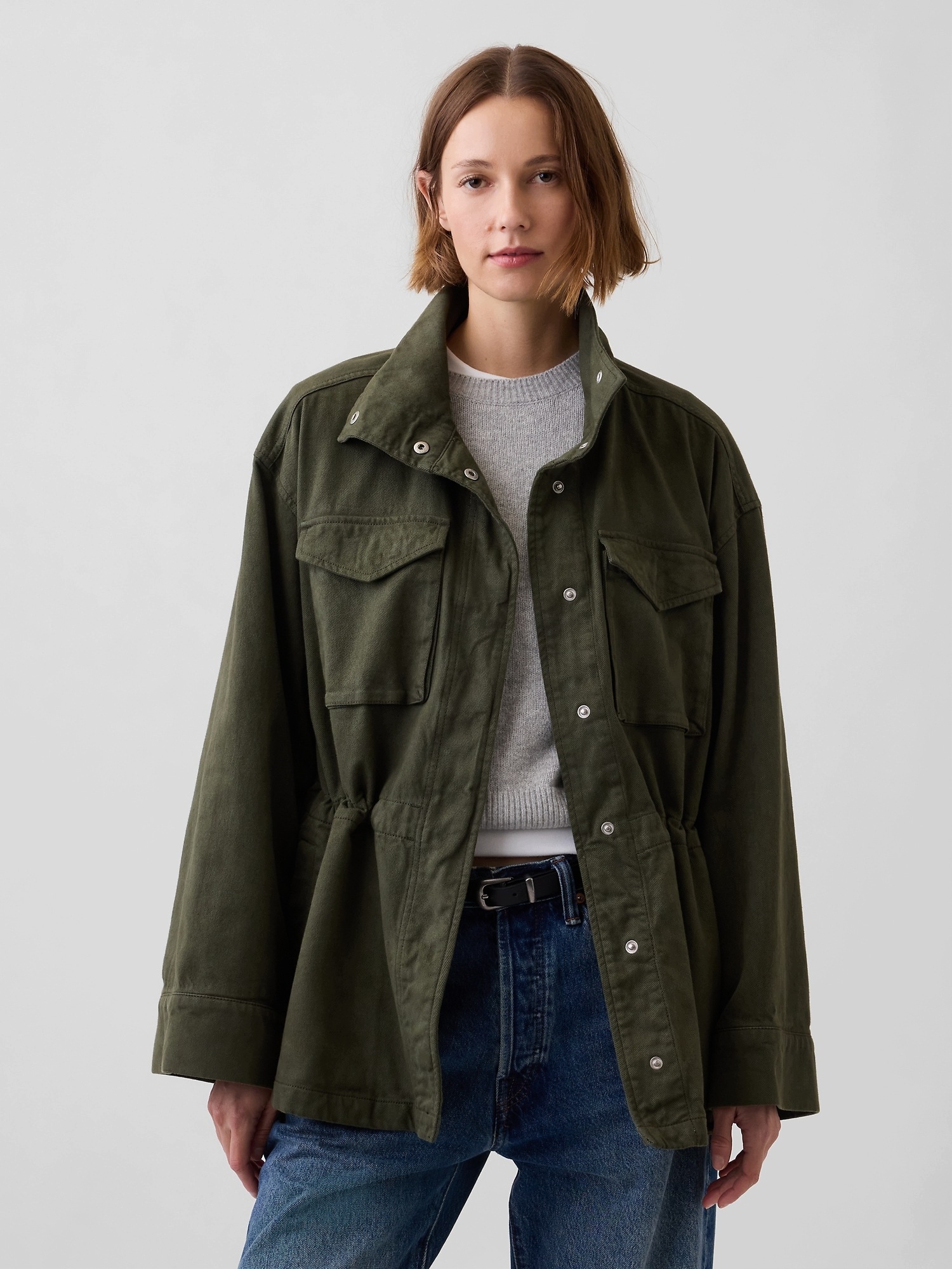 Gap Lehká oversize bunda Utility
