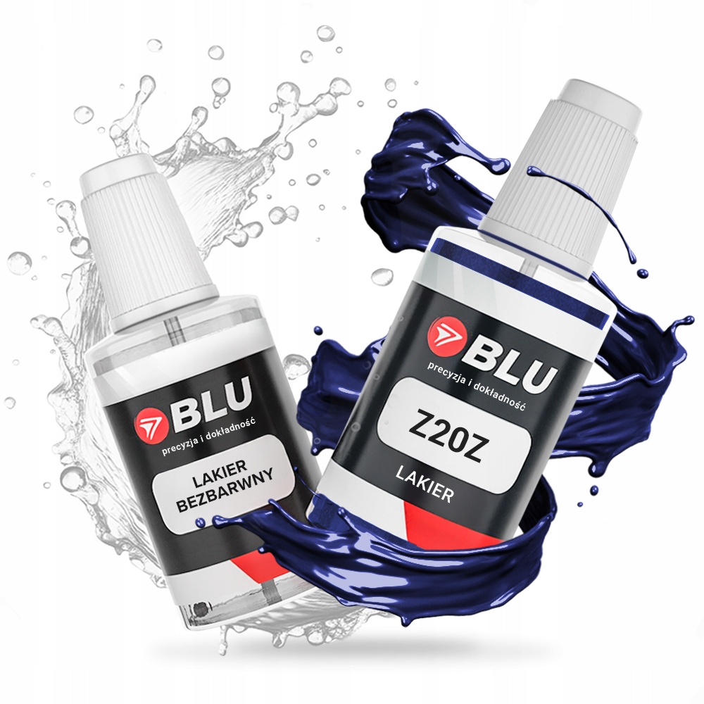 Lakier zaprawka samochodowa Z20Z Klar niebieski royalblau do Opel 20ml Blu