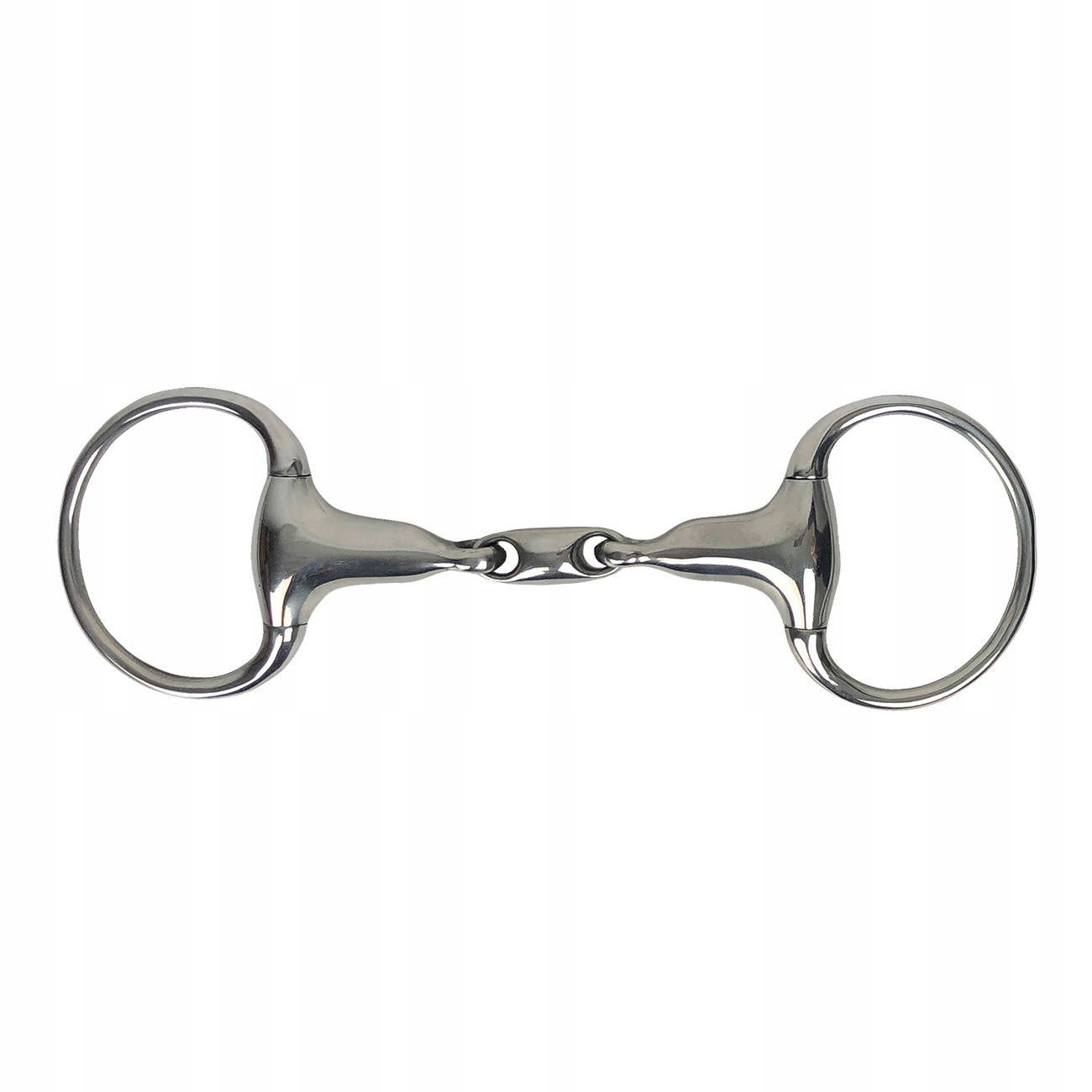 Udidlo pro koně York, dutá olivová, dvojitě lomená 23 mm, vel. 12, 5 cm