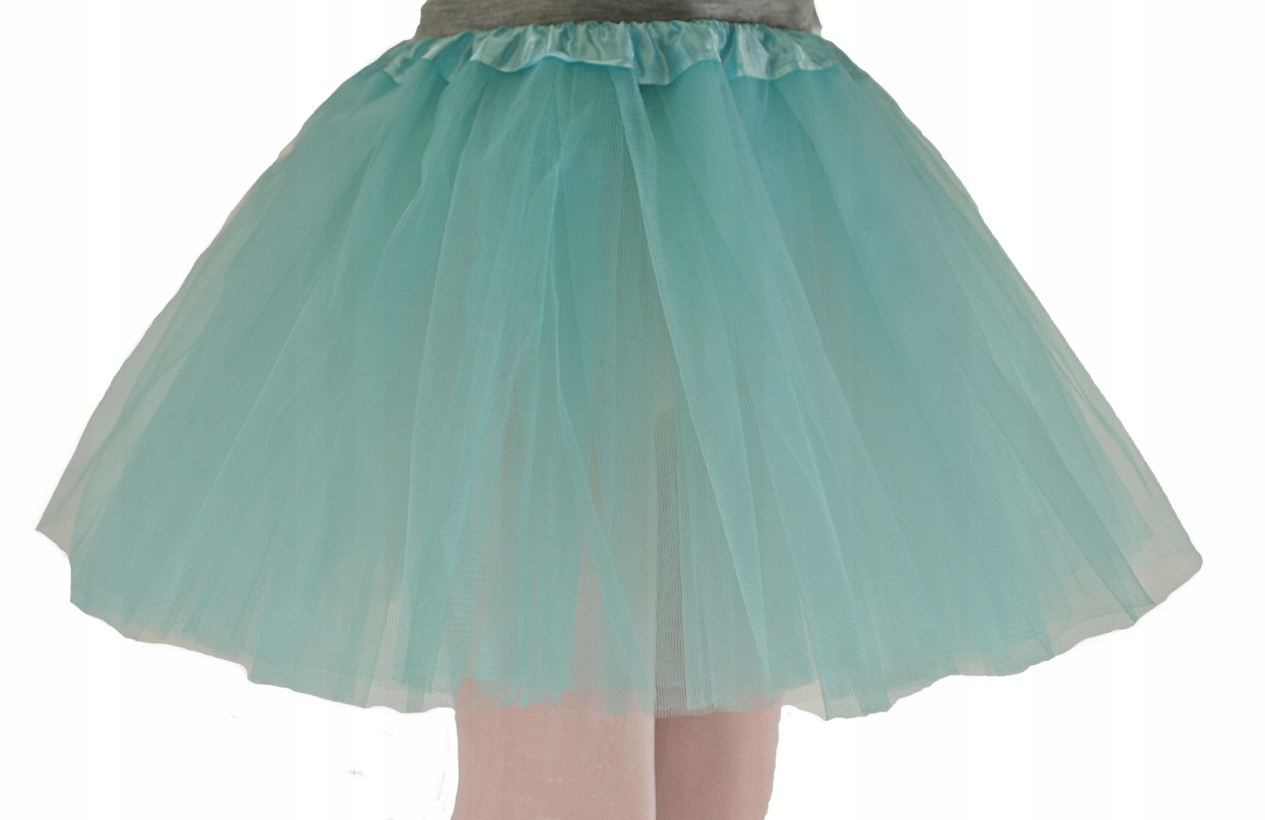 SPÓDNICZKA TIULOWA SPÓDNICA TUTU 30 cm MIĘTA