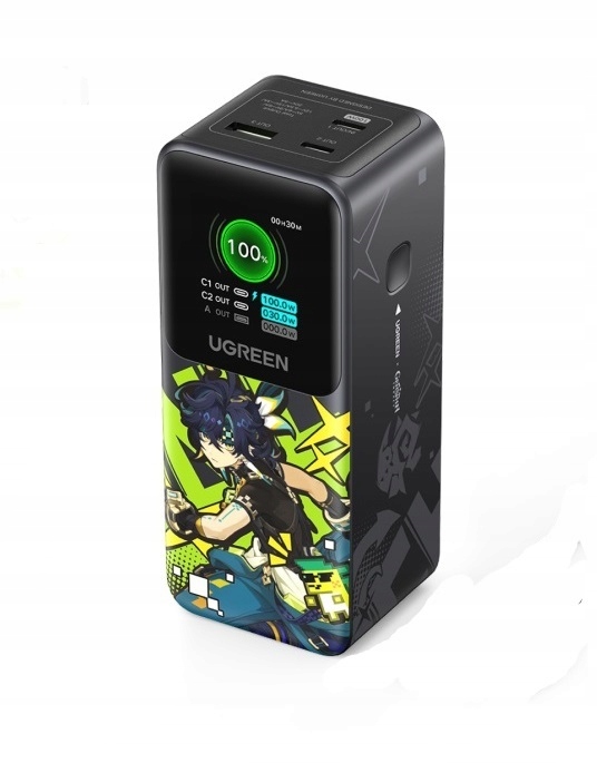 Powerbank Ugreen Nexode x GenShin Impact edition 20000 mAh 130W Sivý