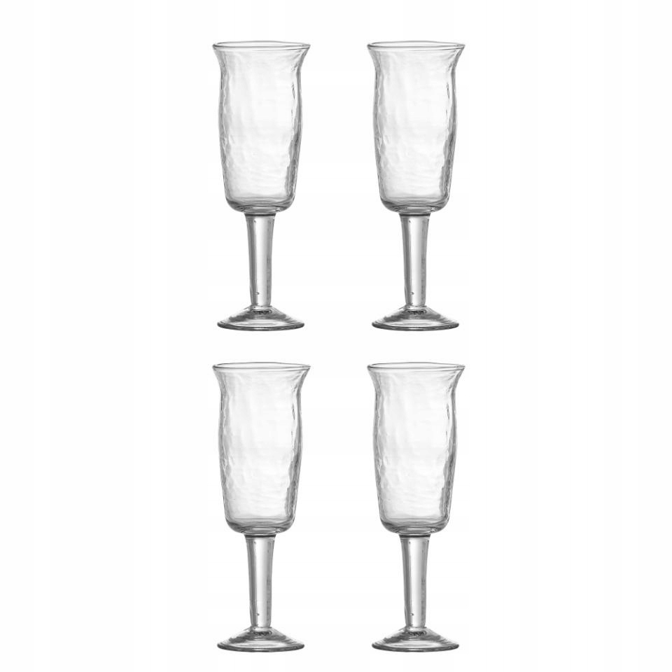 Skleničky víno z recyklovaného skla Bloomingville Asha, 4 Ks