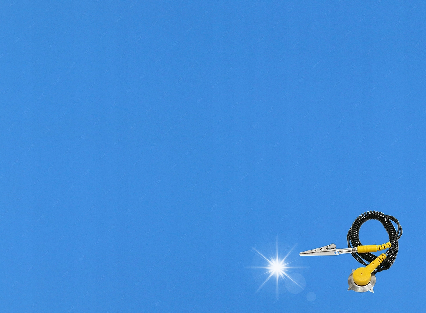 MATA ANTYSTATYCZNA ESD 600x1200 NIEB MAT +PRZEWÓD