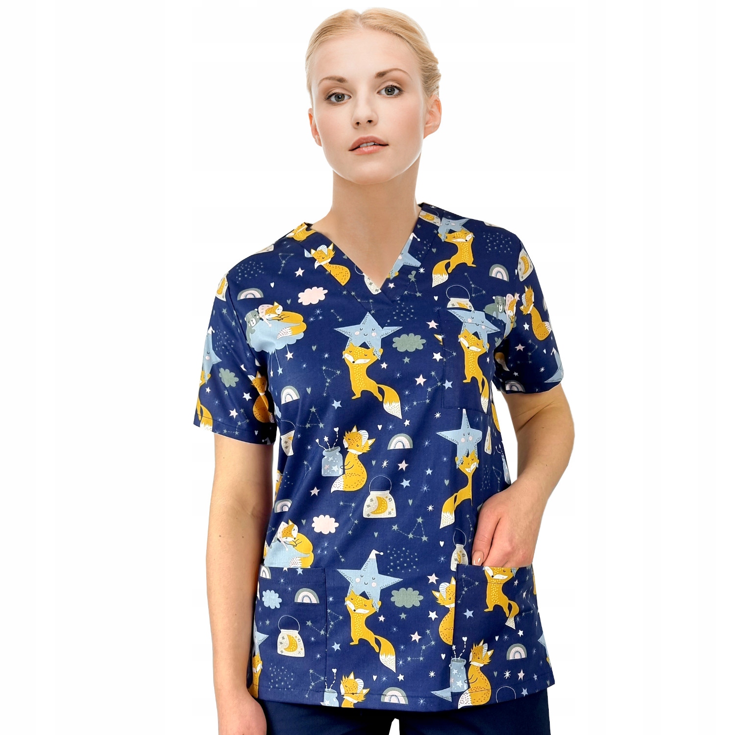 

Bluza medyczna damska fartuch kolorowy M