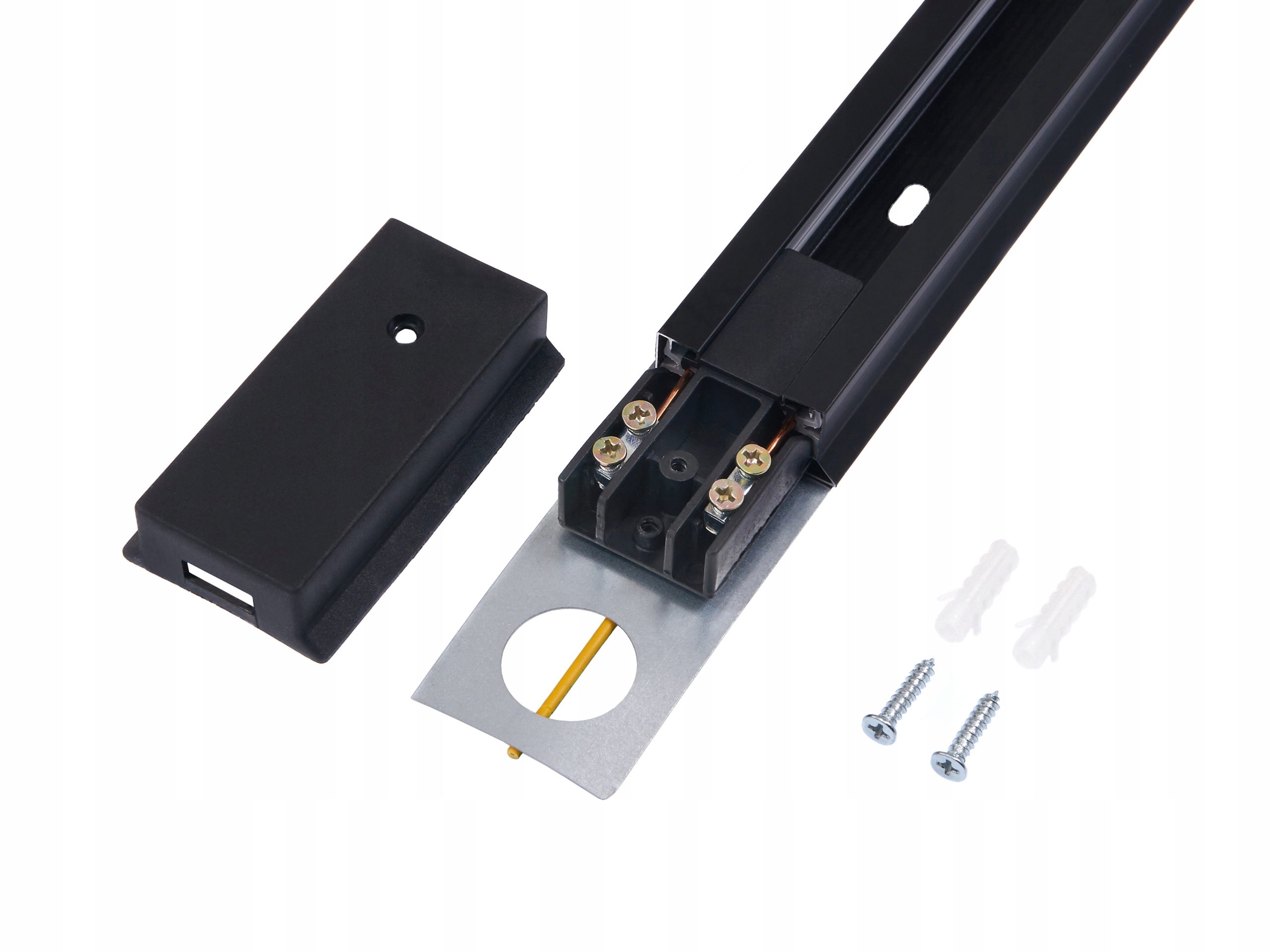 Szyna do reflektor GU10 track 1-fazowa 1m czarna Listwa LED Kod producenta MC0413