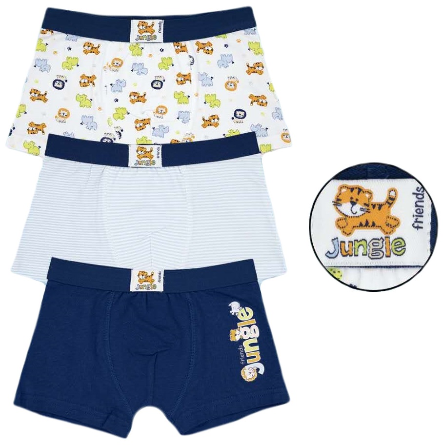 

bokserki chłopięce majtki Zwierzaki 3pak 98/104