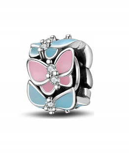 Charms Separátor Motýli Svítící ve tmě Stříbro 925
