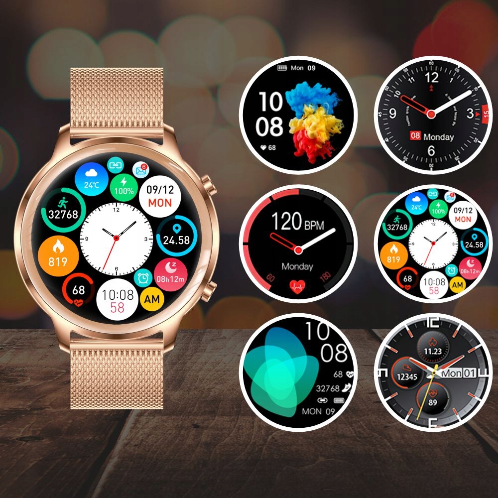 Smartwatch Manta Kelly SWU301GD złoty Rodzaj smartwatch