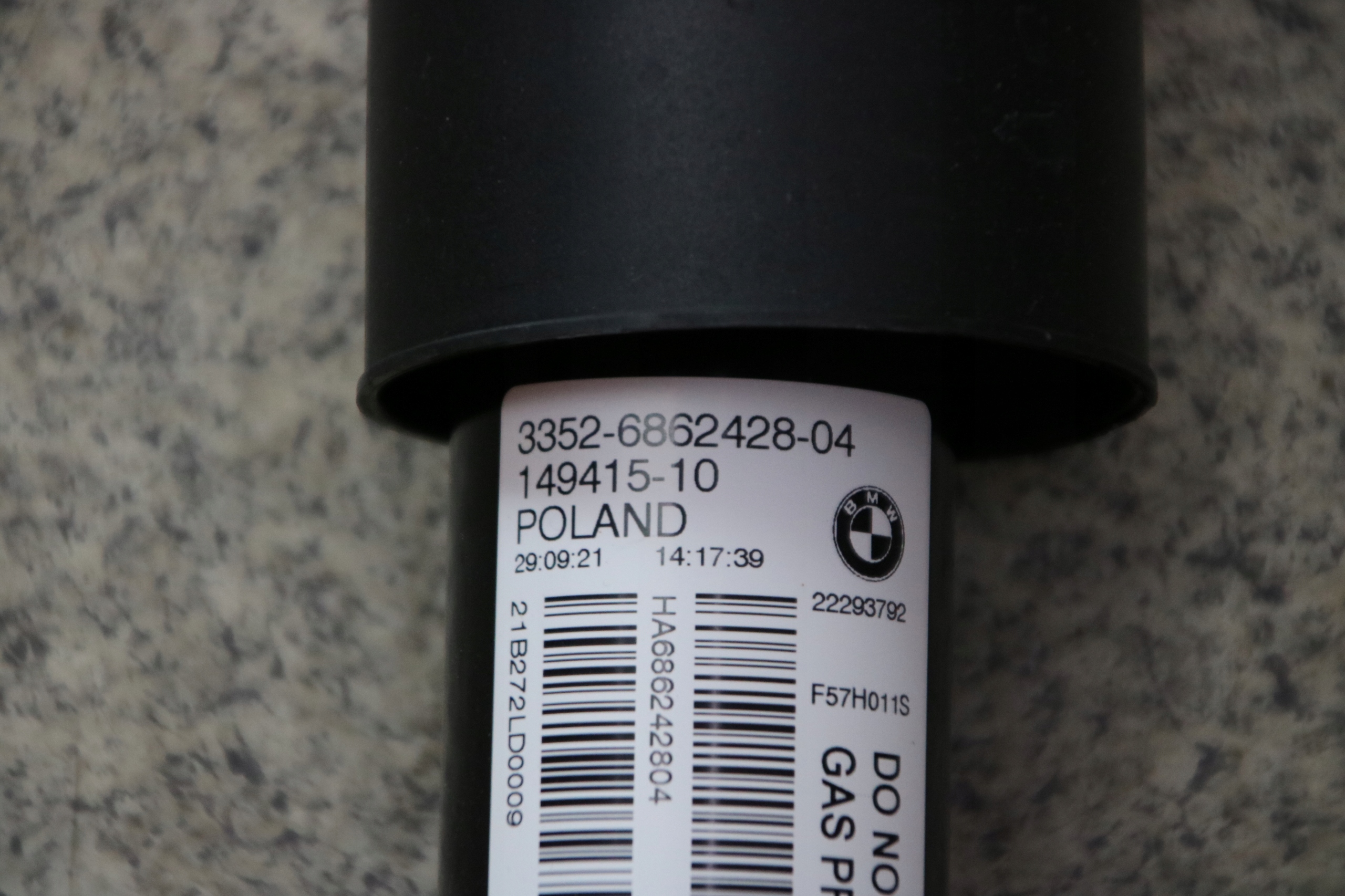 MINI F57 shock absorber right left rear part 6862428 217 km