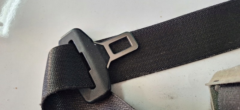 seat belt adjuster left front OPEL CORSA D 607707700D