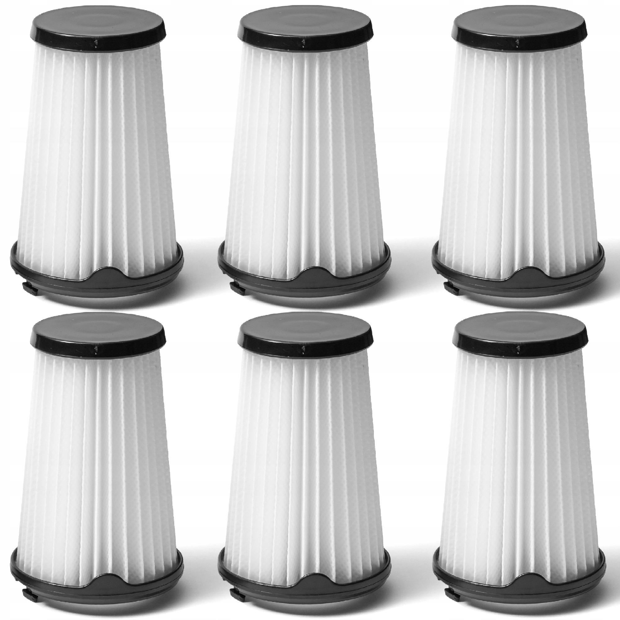 6x Filtr stożkowy Zmywalny do odkurzaczy Electrolux Aeg Ergorapido EF150