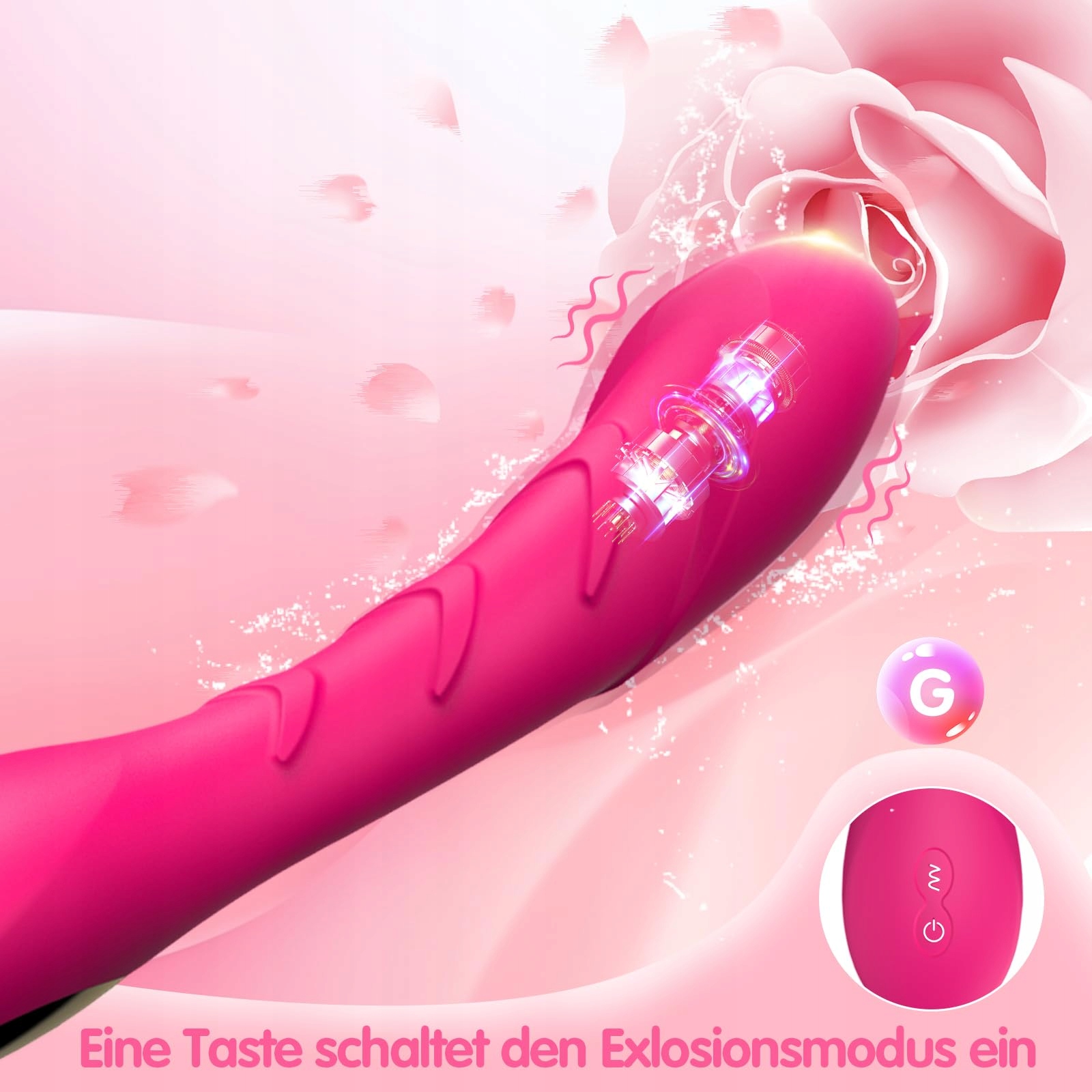 KLASSISCHER G-PUNKT Wibrator Dla Kobiet Cichy Silikonowy Stimulator — miniatura 3