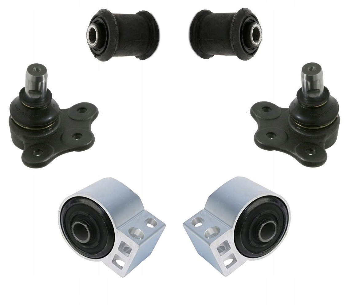 Rameno Čep Pouzdra Přední Saab 9-5 95 Opravná Sada Kvalita