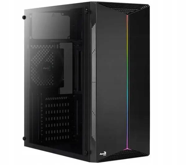 Obudowa Aerocool Split RGB Midi Tower czarny