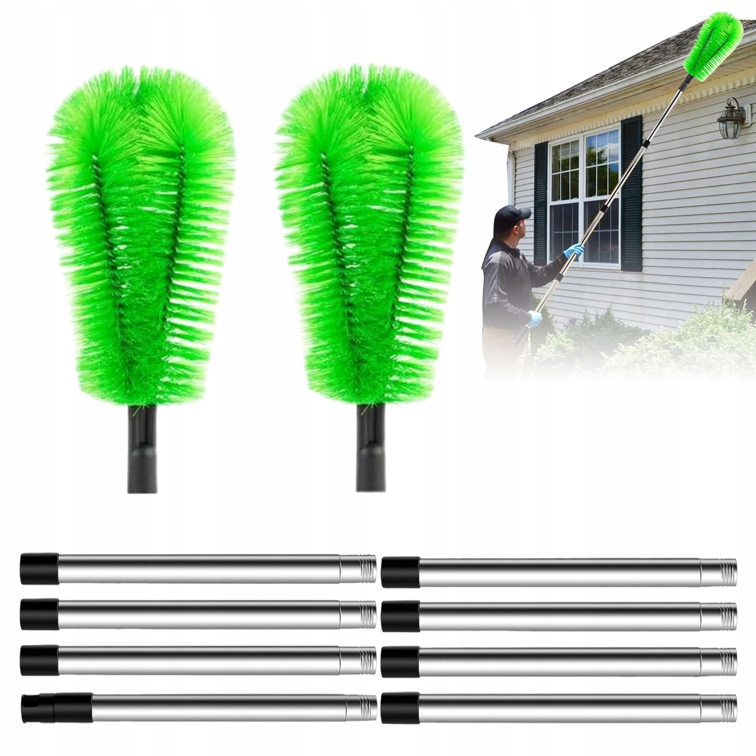 Levně 3 M Teleskopický Kartáč Na Čištění Střešního Prachu