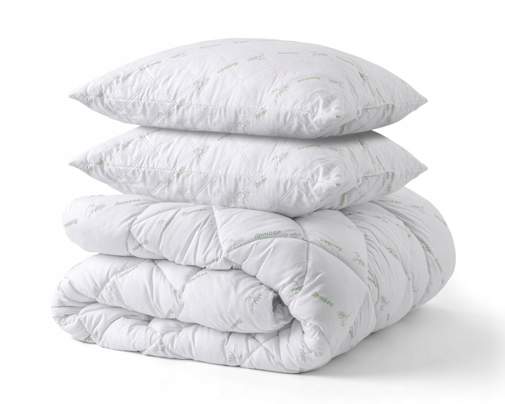 Kołdra 240x200 + 2 poduszki 60x70 - pakiet BAMBOO