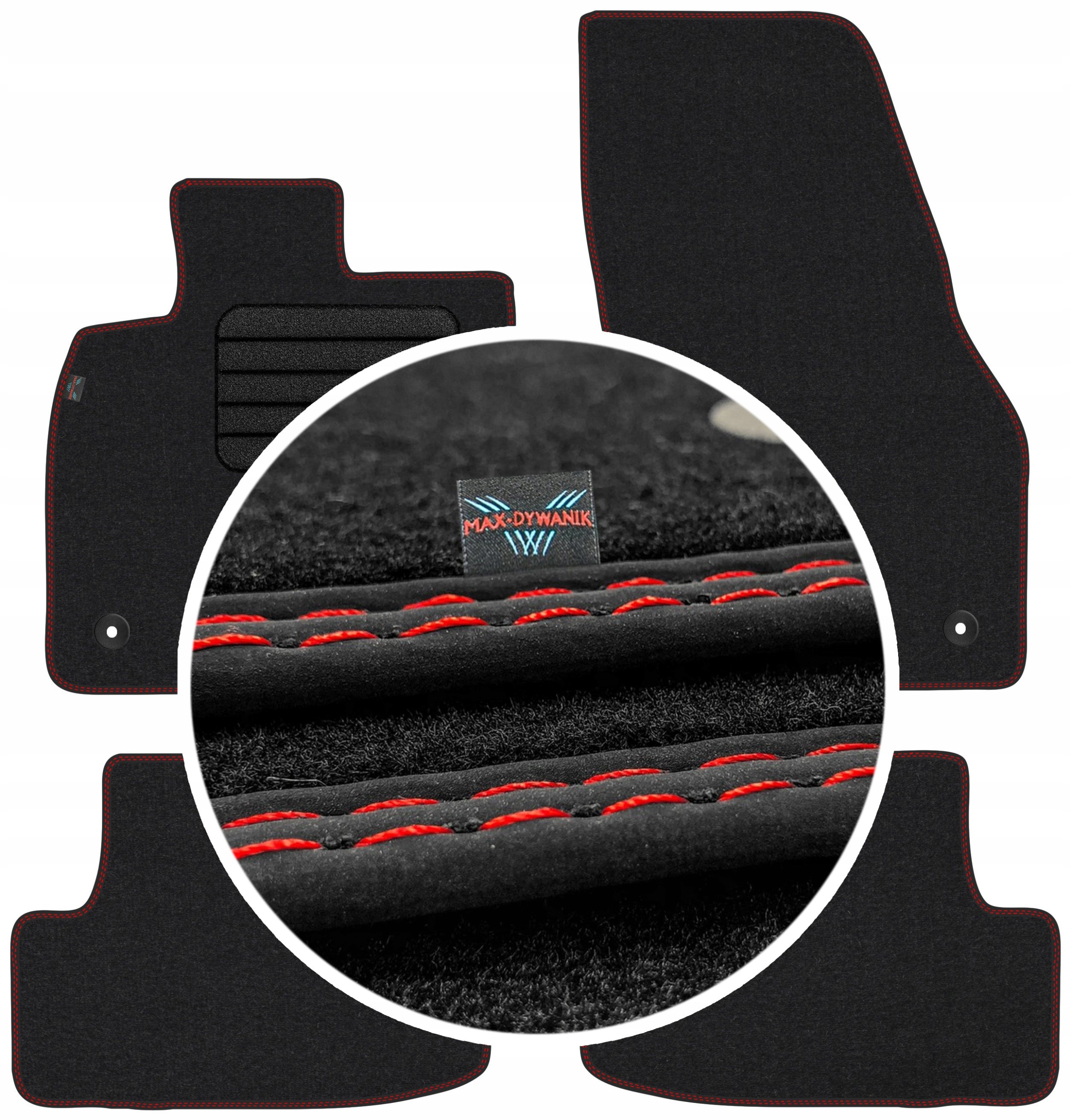 VW T-Roc 2017-велюровые коврики