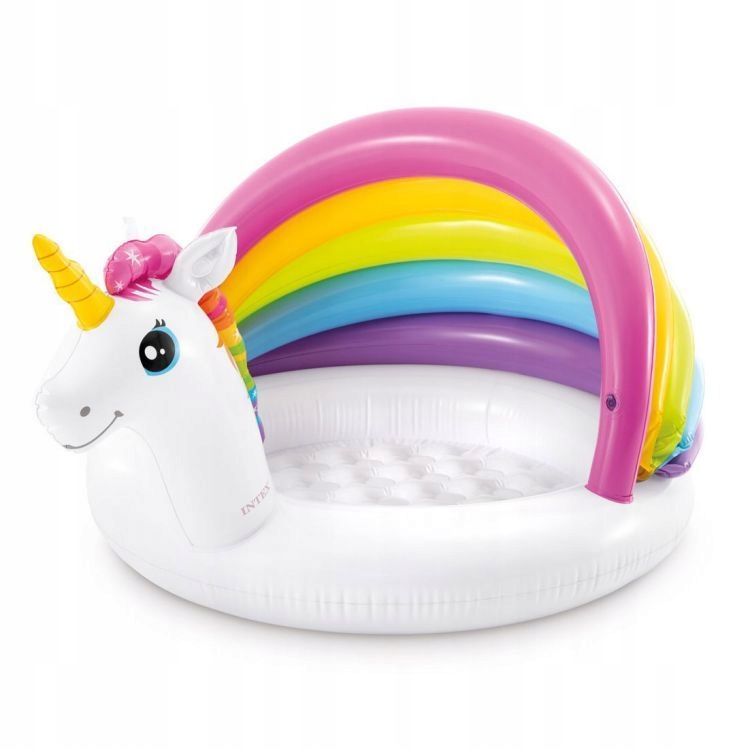 Nafukovací Záhradný Bazénik Unicorn Jednorožec Intex