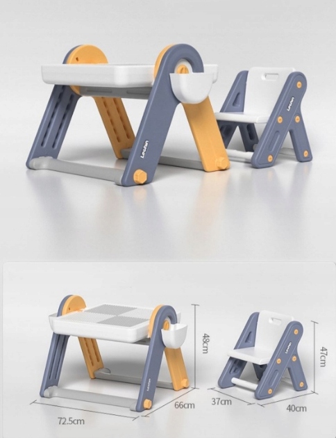 Stolik tablica krzesełko dla dzieci zestaw wielofunkcyjny - Chi Chi Wysokość stołu 48 cm