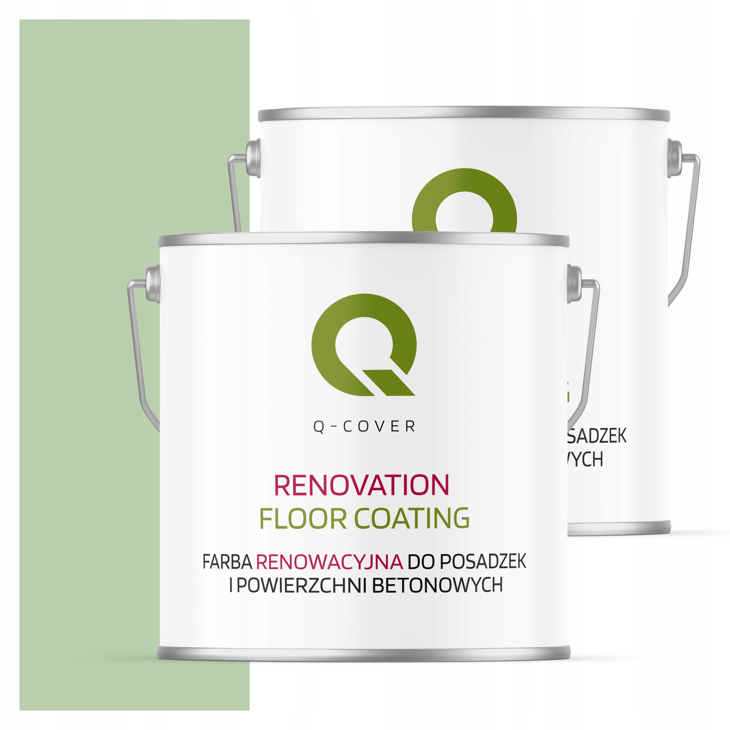 Ochranná farba na podlahy Renovačná zelená Pastelová RAL6019 Polomatná 5L