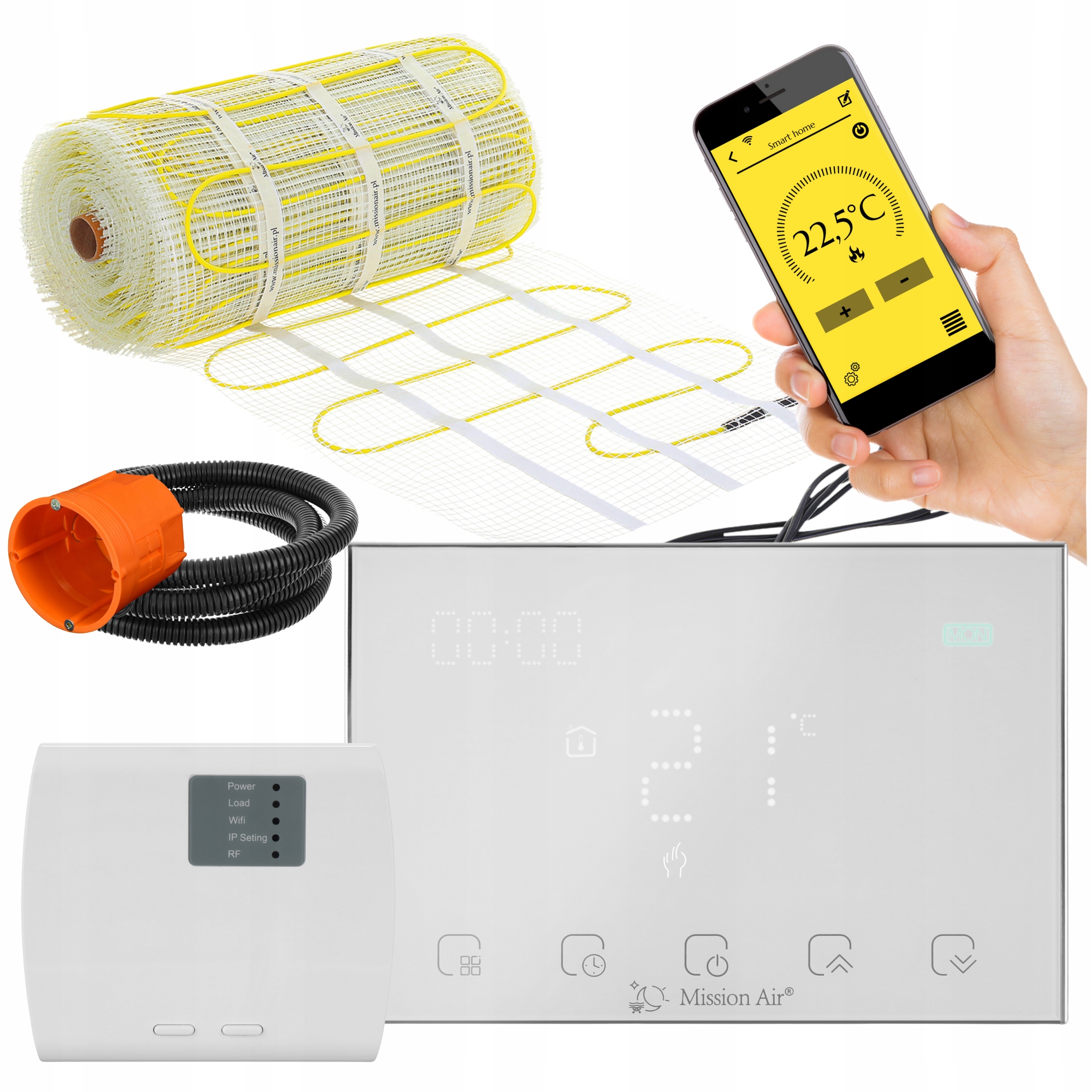 Set Vykurovacia podložka pod dlaždice MA-160W/m² 6 m²