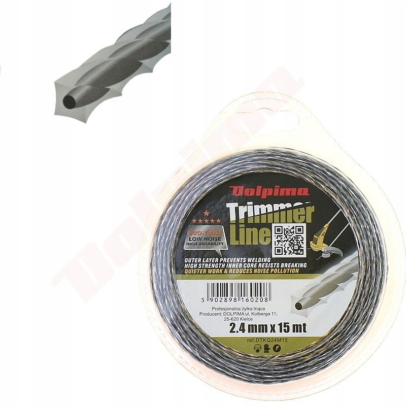 

Żyłka Z Drutem Duo Twist Duoline 2,7 MM 15 Metrów