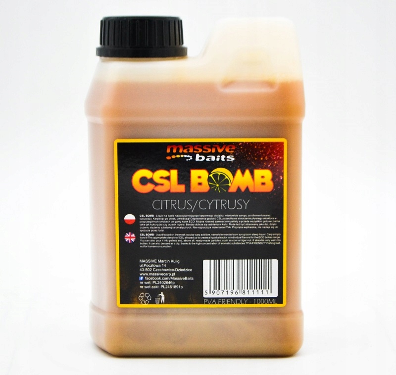 Massive Baits Liquid Csl Boomb Citrus Cytrusy 1000ml