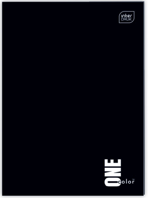 

Zeszyt A4-60 Interdruk One Color Czarny
