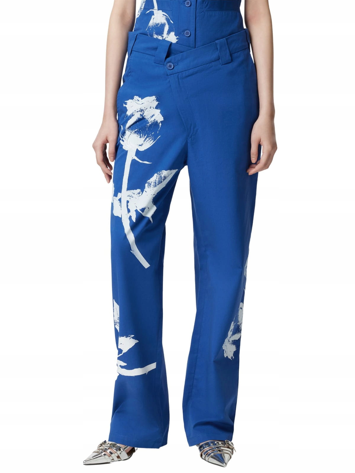 Dámské kalhoty Pinko 105070 A2JQ modré Pants: 36