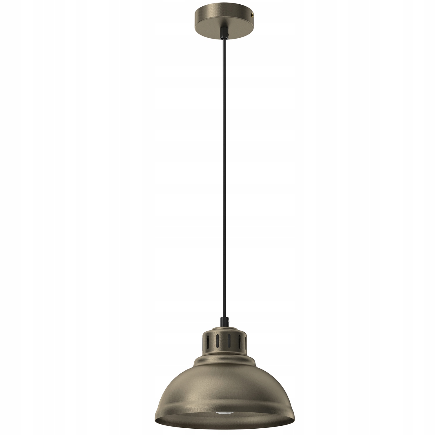 Luminex Závěsná lampa Sven Ø21 cm Titanové zlato/Černá 15W E27