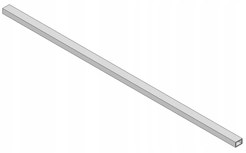 Blum Z95Q1040A Space Step příčný profil, hliník, délka 1040 mm