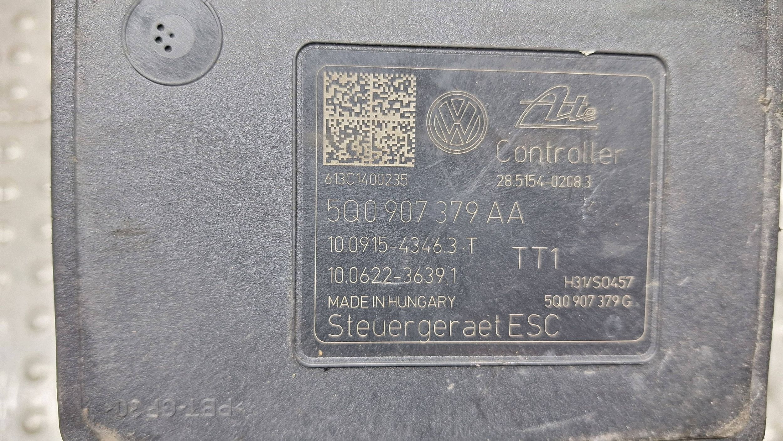 pump control unit ABS 5Q0614517T 5Q0907379AA AUDI A3 8V GOLF VII OCTAVIA III