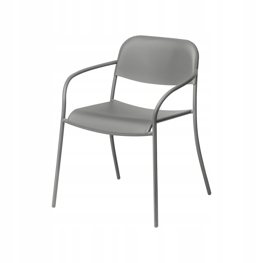 Stolička s podrúčkami Yua, granite grey Blomus