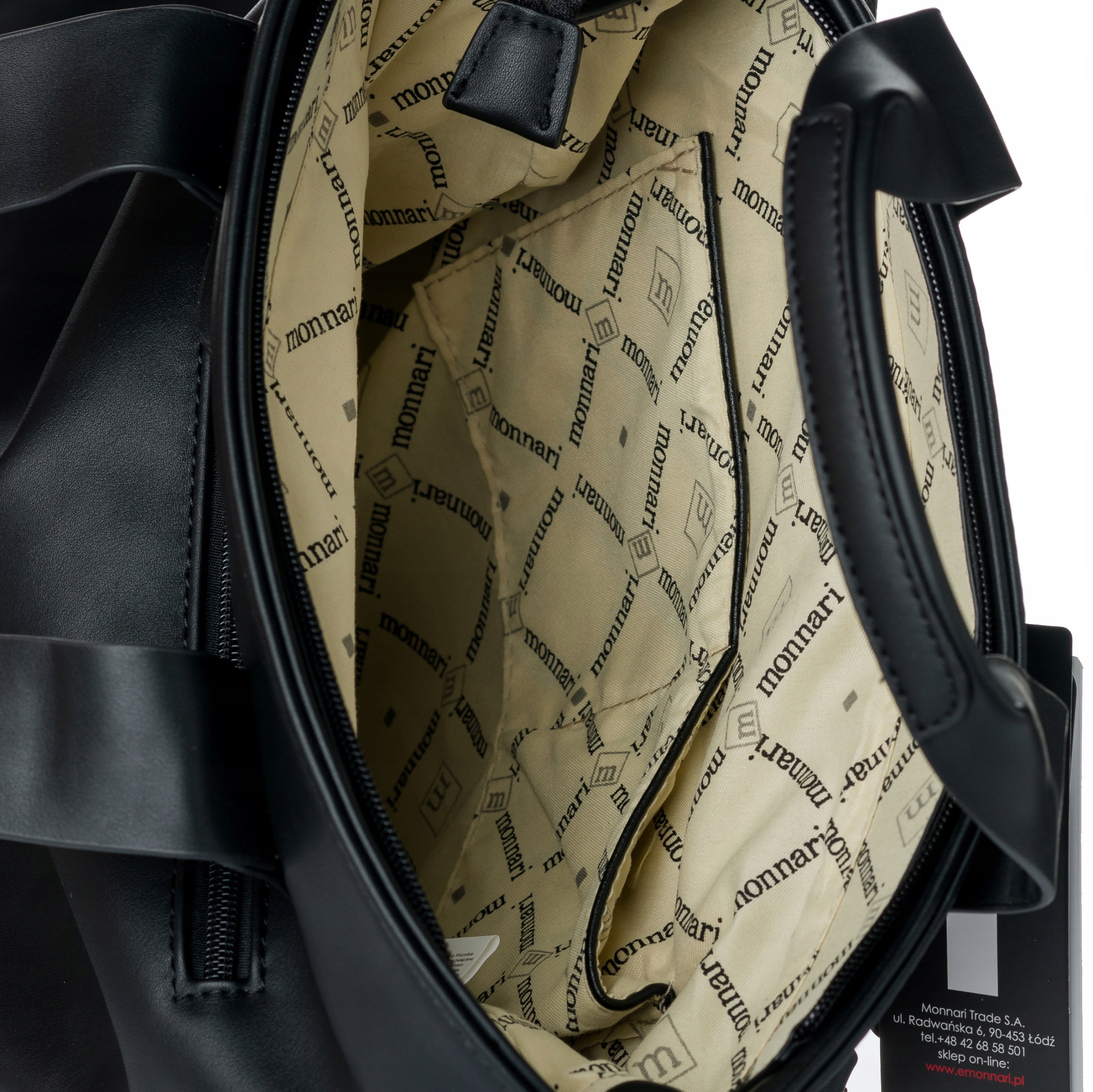 TOREBKA DUŻA POJEMNA Z KIESZENIAMI AKTÓWKA BIZNESOWA MONNARI Płeć kobieta