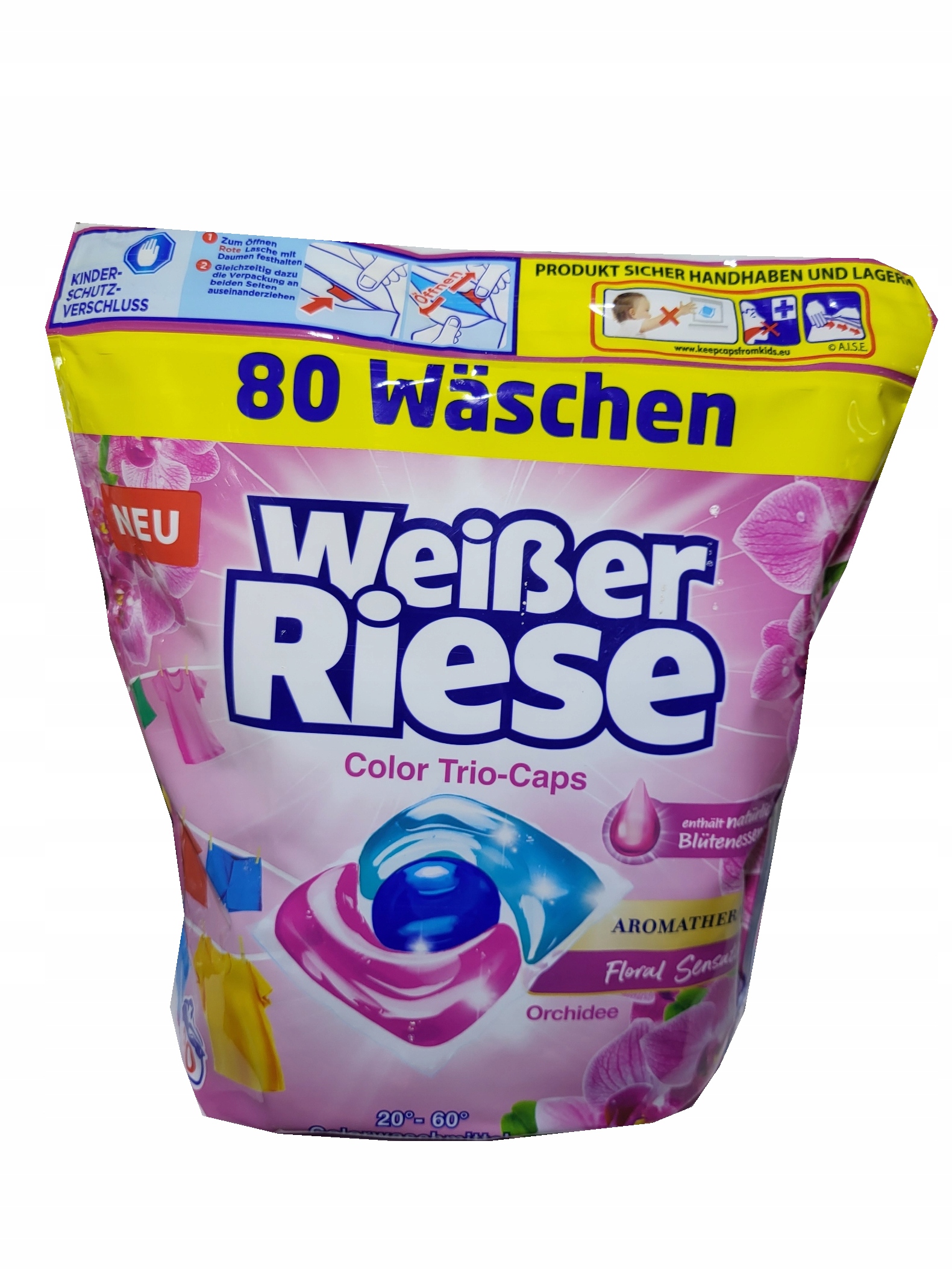 Levně Prací Kapsle Weiber Riese Color 3v1 80 ks. Orchidej