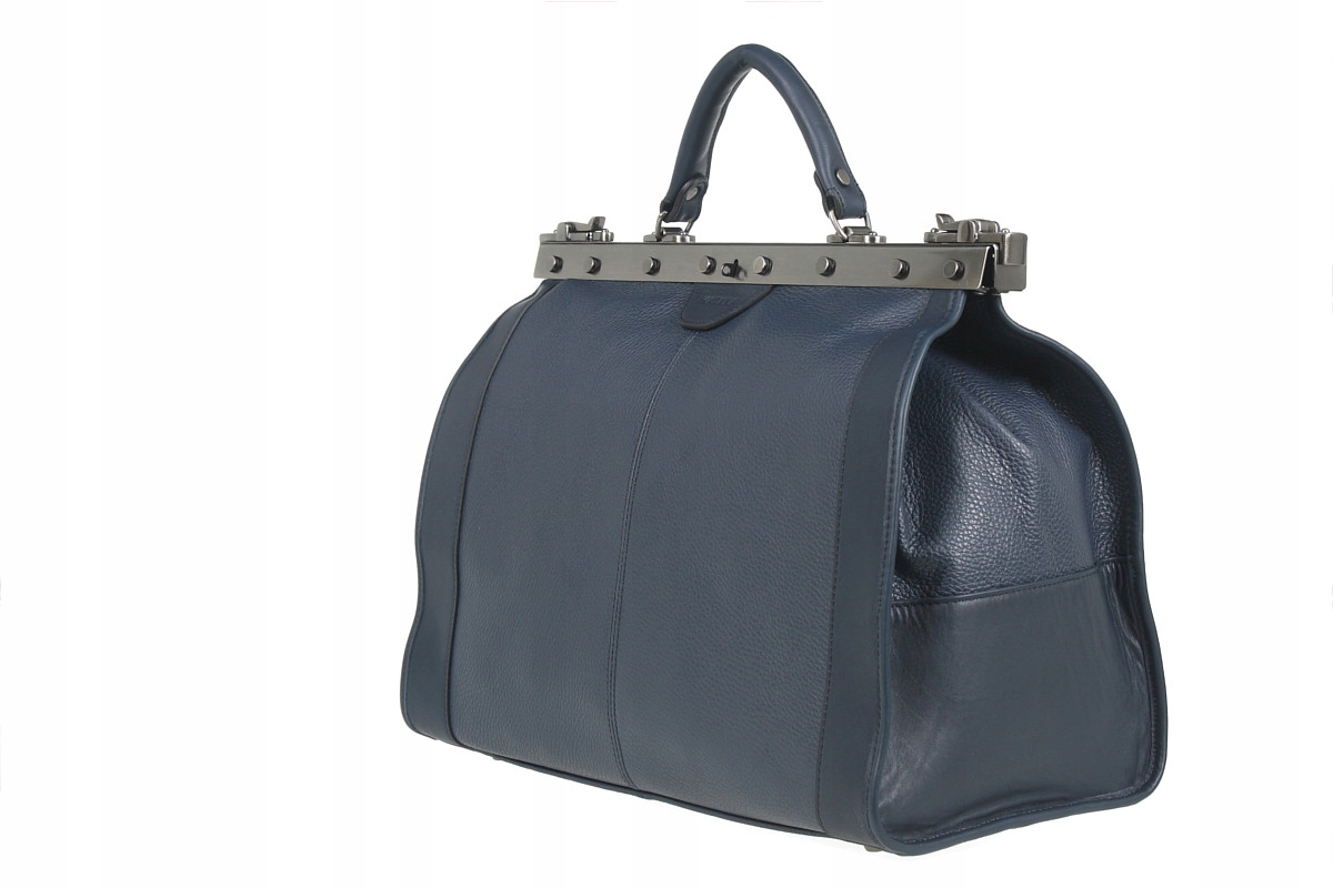 TORBA PODRÓŻNA SKÓRA KUFER SKÓRZANY LEKARSKI