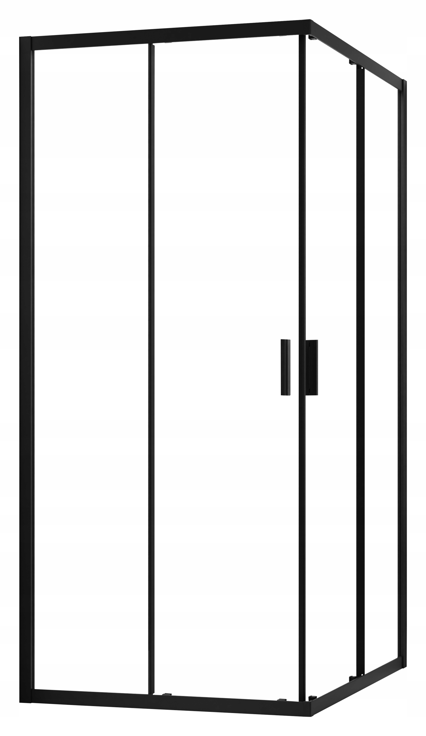 Radaway Alienta Black D obdélníková 80 x 100 L/p 10258010-54-01 černá