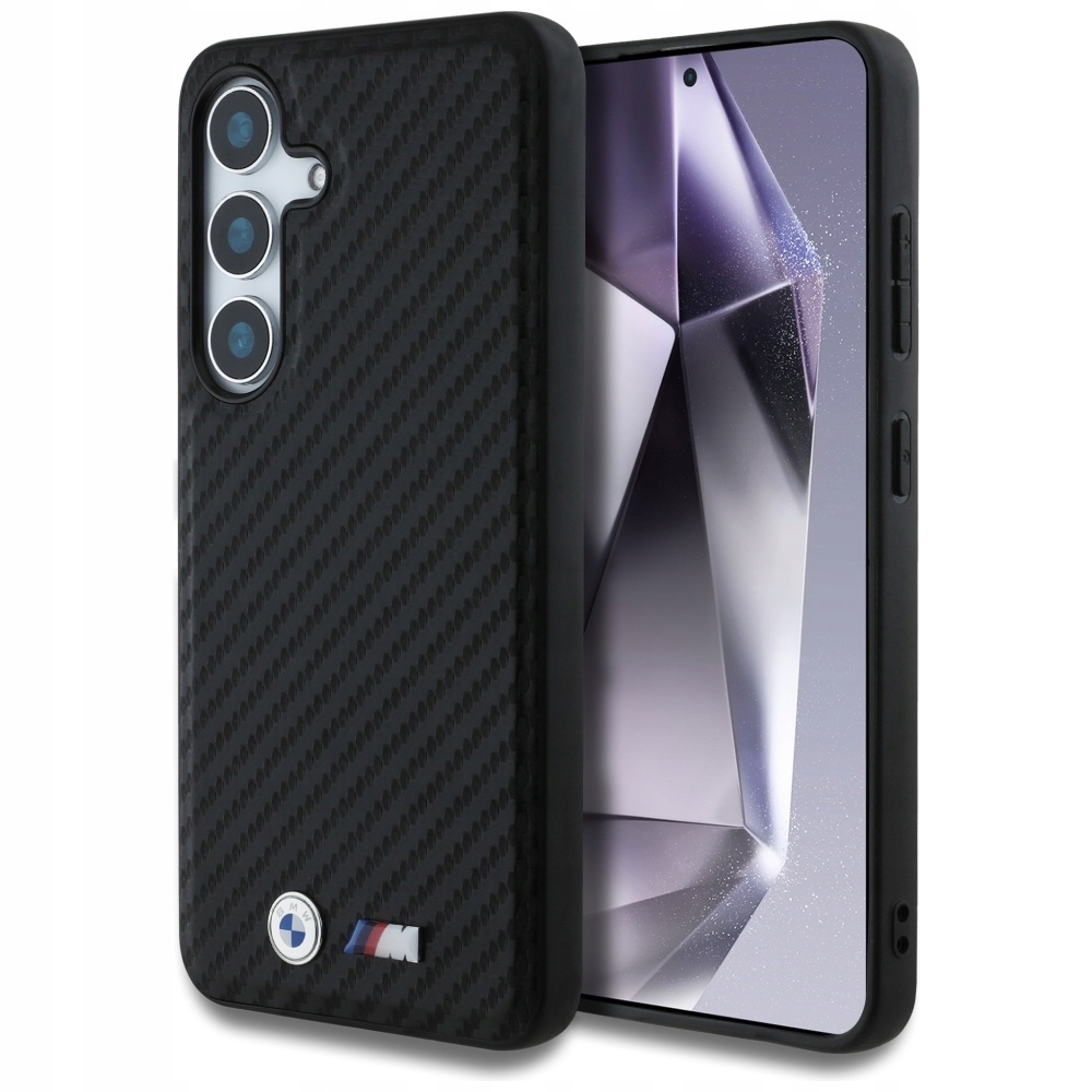Bmw Carbon MagSafe pouzdro Ochranné kryt obal pro Galaxy S25 5G