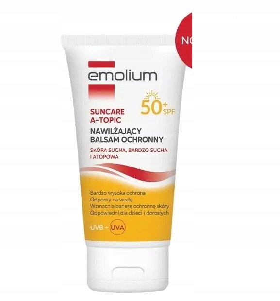 Emolium Balsam Do Opalania Do Twarzy I Ciała SPF50 150ML