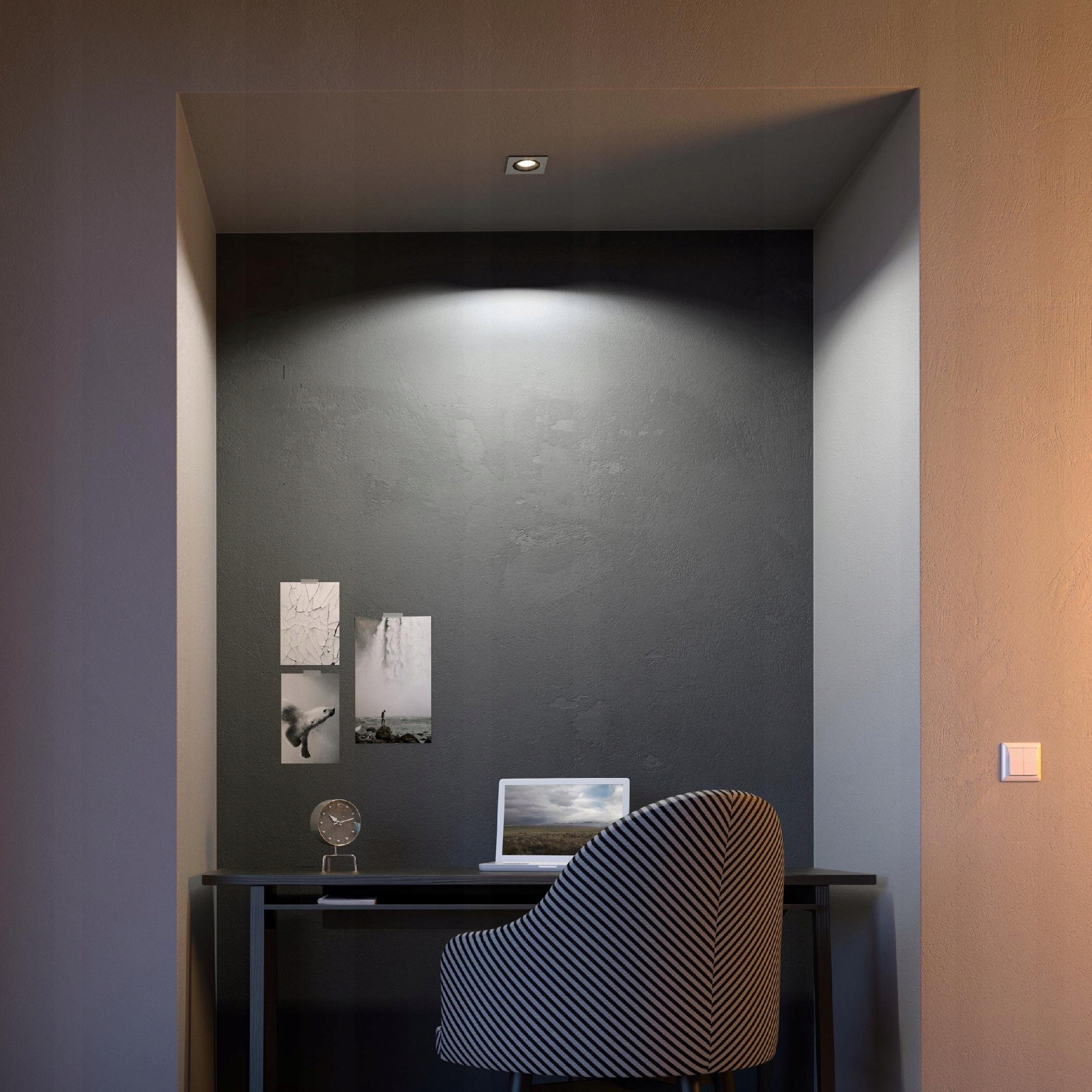 PHILIPS HUE Reflektor lampa LED Milliskin okrągła GU10 Kolor odcienie szarości i srebra