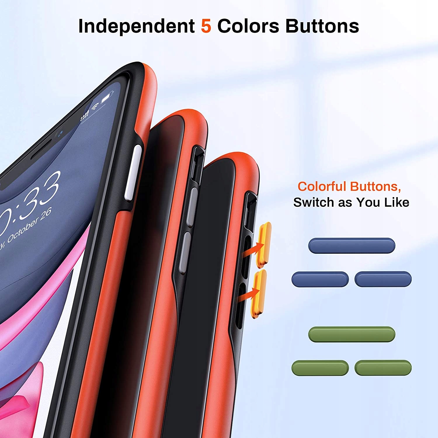 etui do iphone 11 przezroczyste pancerne ciemne Kod producenta 123