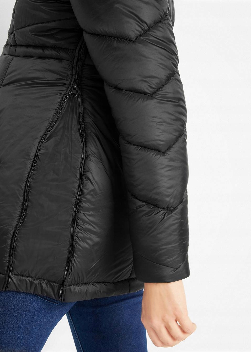 44 Bonprix wpd PIKOWANA KURTKA CIĄŻOWA Wzór dominujący bez wzoru