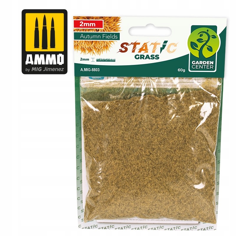 Ammo Mig 8804 Static Grass Autumn Fields – 4mm