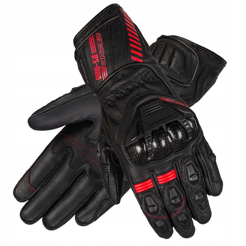 

Rękawice Motocyklowe Ozone RS600-GLV Red