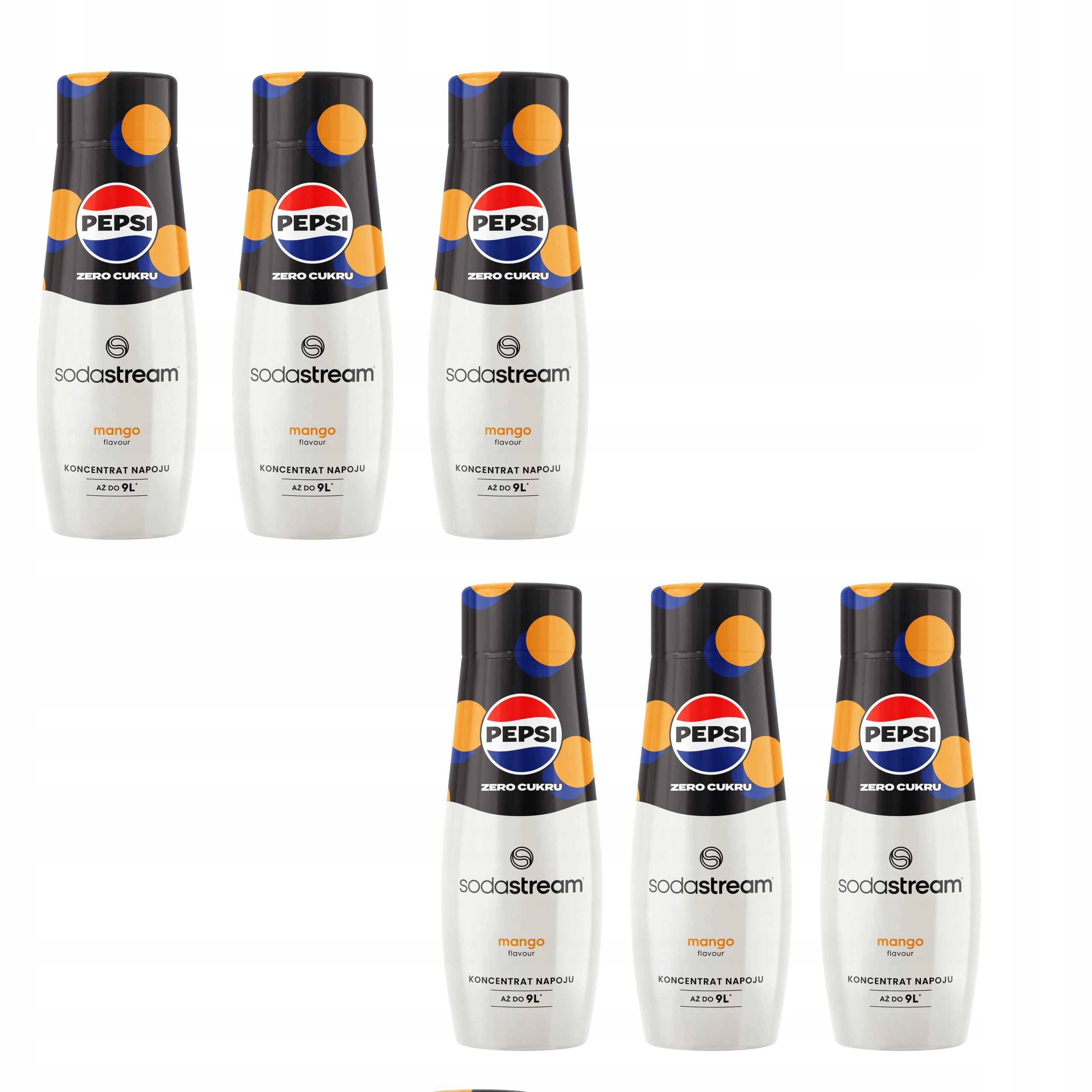Sirup SodaStream Pepsi Max Mango 440 ml Koncentrát nápoje bez cukru do vody