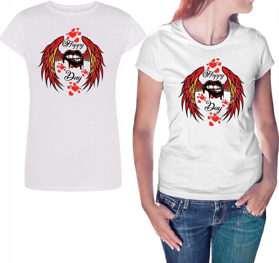 

Koszulka damska Happy Day biała L